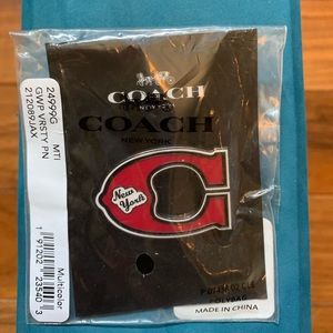Coach “New York” Varsity Enamel Hat Pin